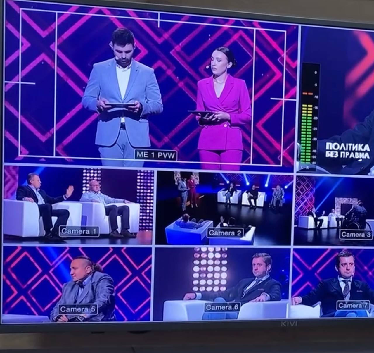 Олександр Шадров на телезйомці